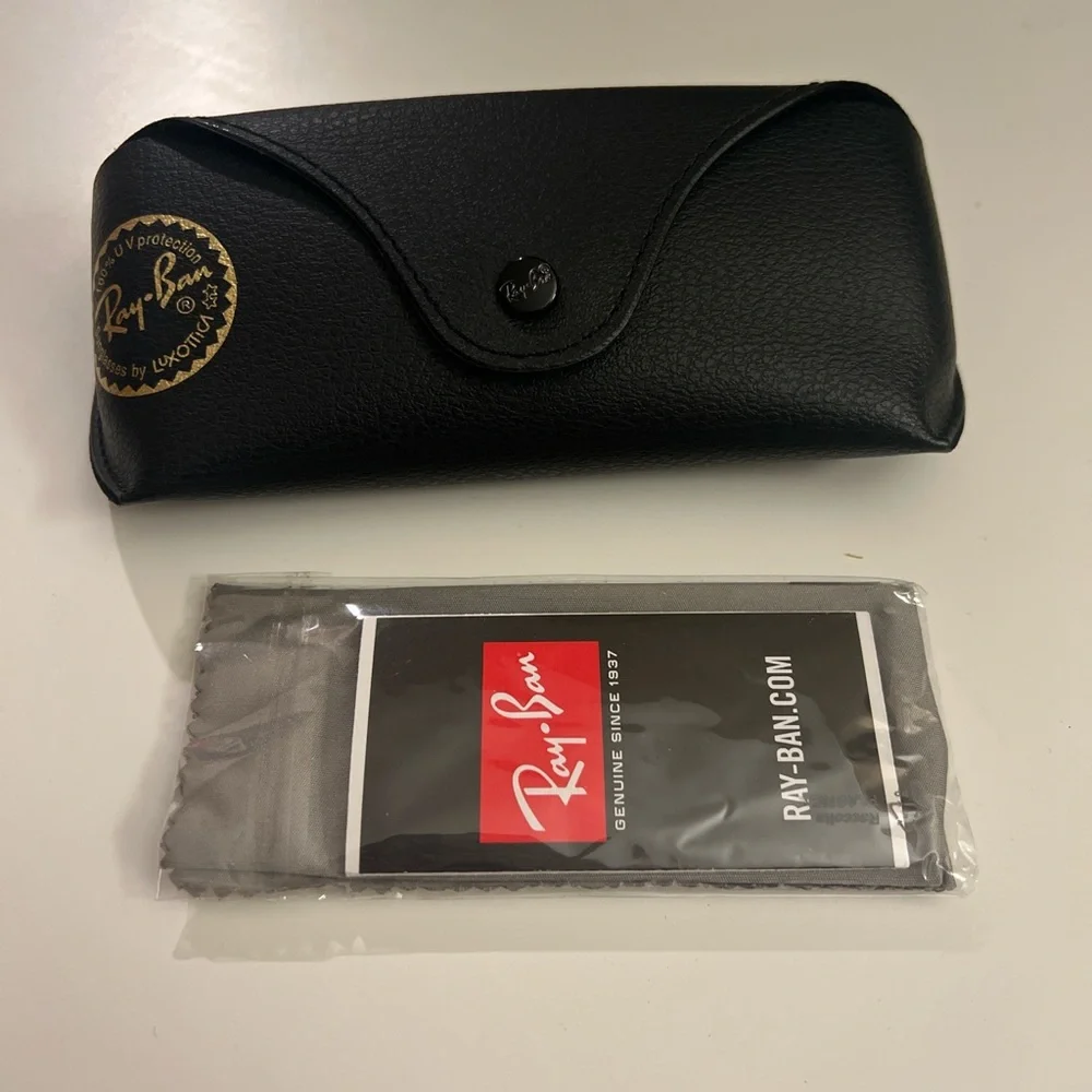 NWT Iris Ray-Ban Black and Red Gradient Sunglasses - Picture 6 of 7